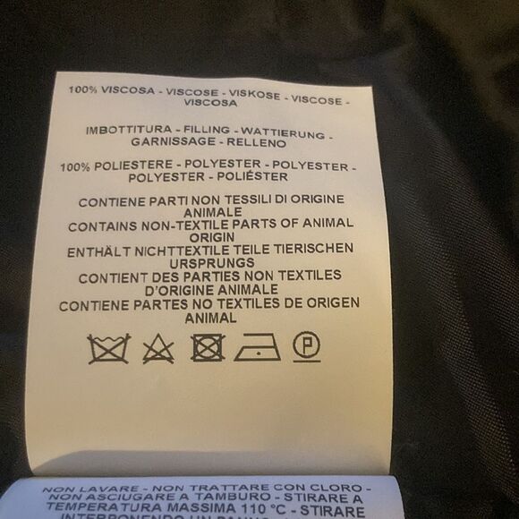 EUC Fay Tod’s Wool Cashmere Double Breasted Pea Coat Metal Toggle Made in Italy - Picture 7 of 8